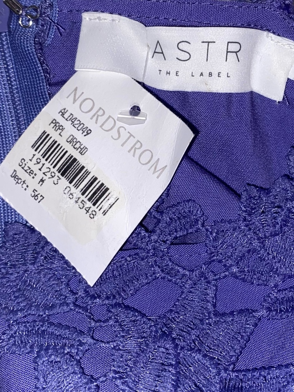 ASTR The Label Lavender Lace Midi Dress – Size Medium – NWT 💜 - Picture 2 of 11